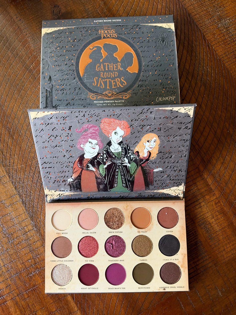 Hocus Pocus Colourpop Eyeshadow Palette